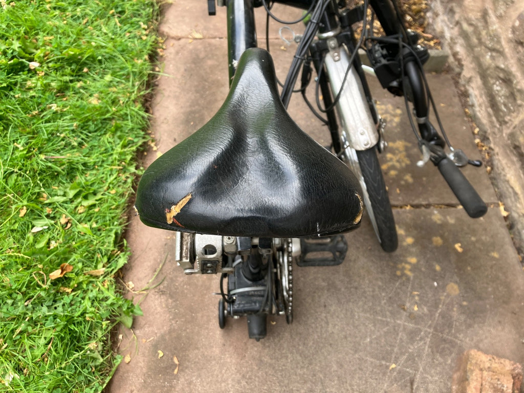 Vintage Brompton 1992-97 M5R 5-Speed Black – Modified with Swytch Conversion Kit