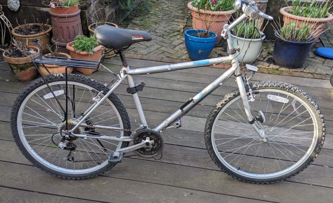 Mazda 26” Compact foldable Town and Country bike.  Minimal use.  Great condition
