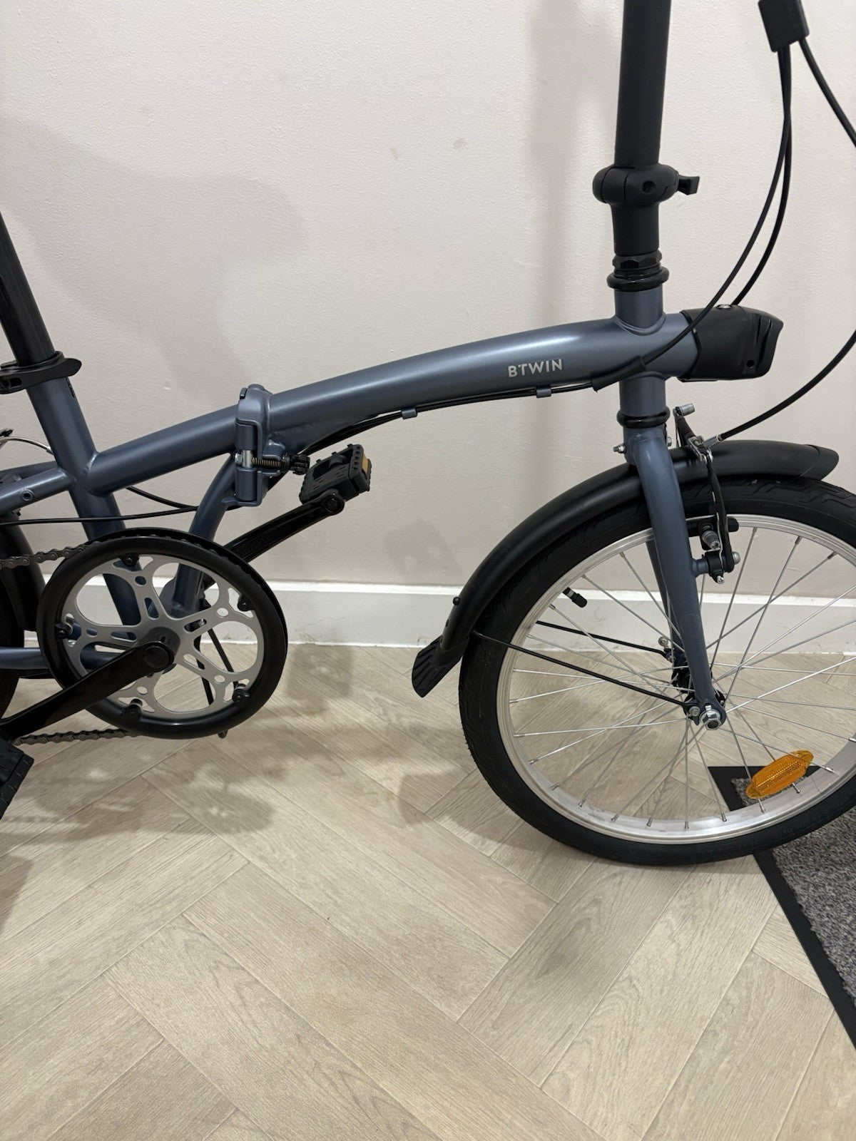 BTWIN Folding Bike 120 Blue/Grey RRP £279.99