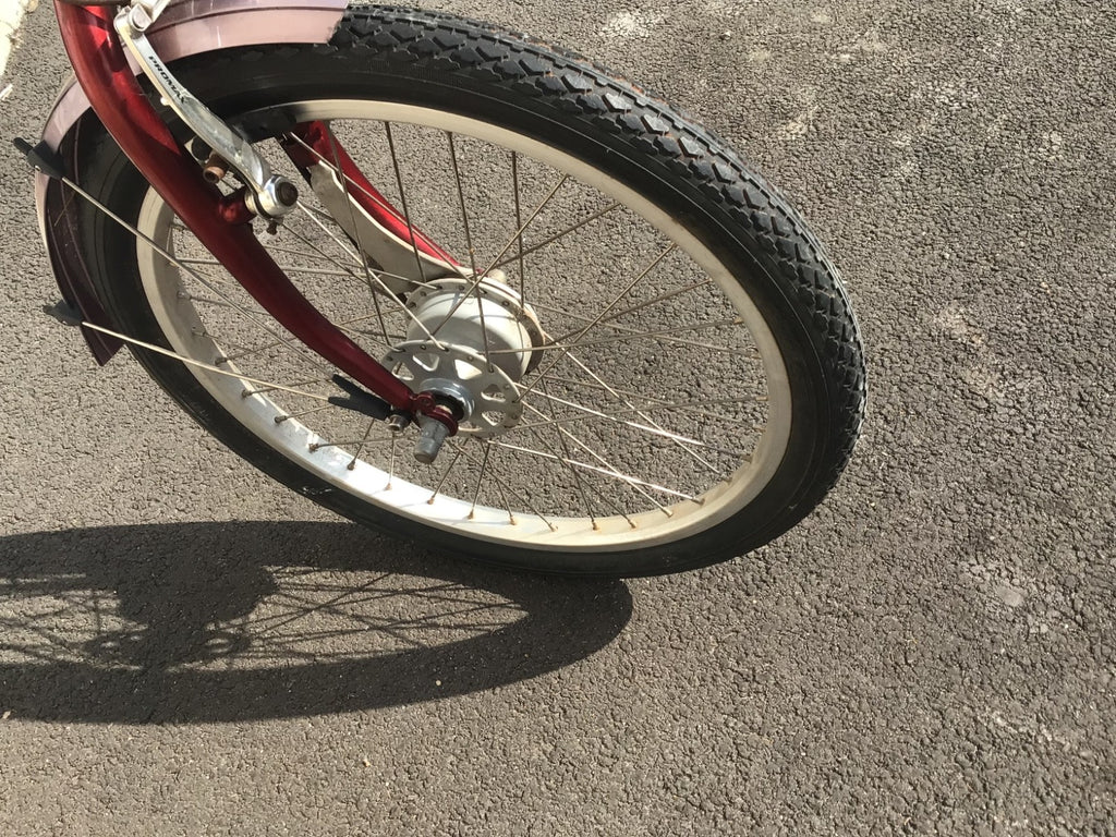 PASHLEY - Tri-1 Folding Adult Trike Burgundy Red 7 speed