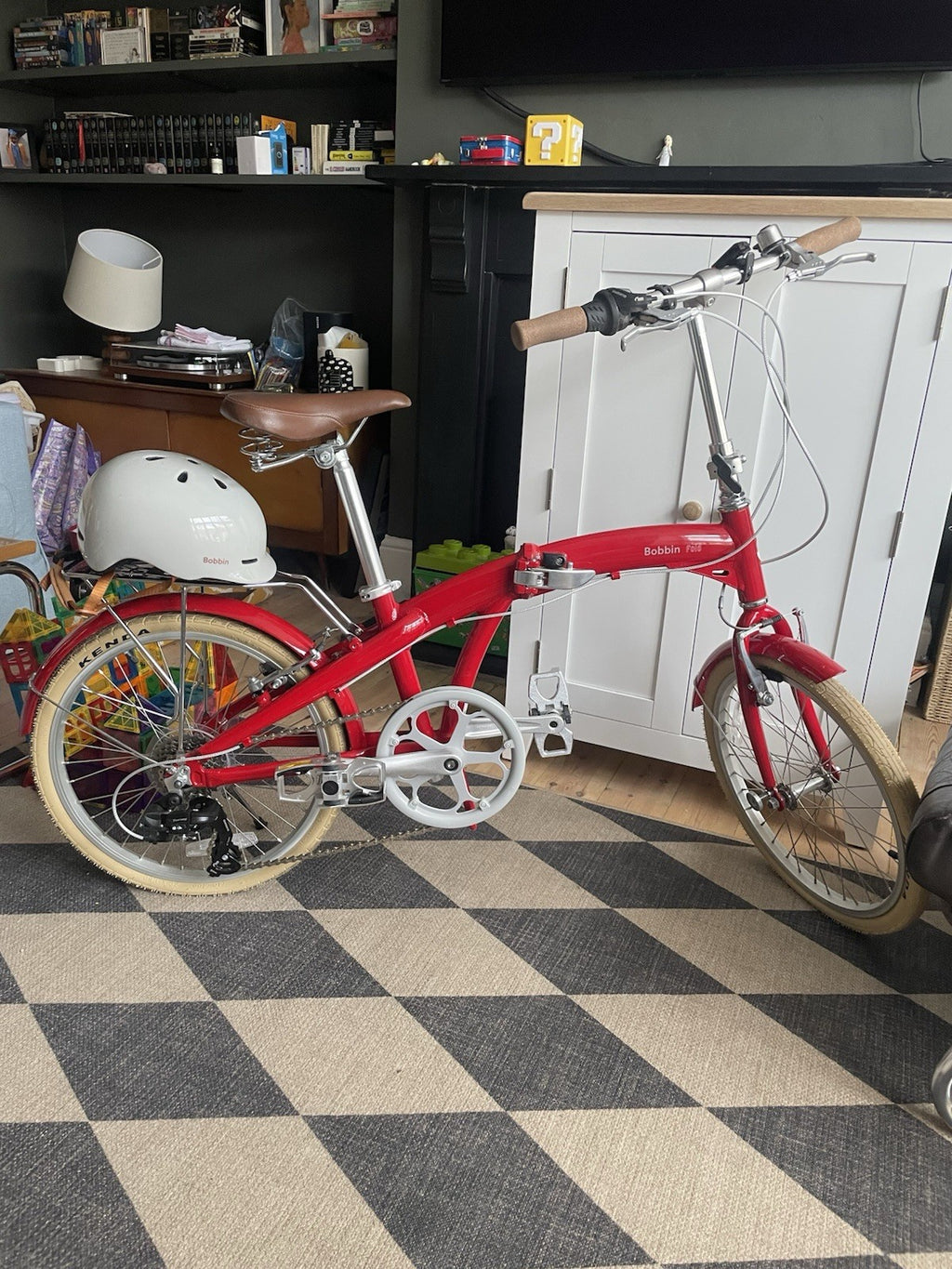 Bobbin Folding bike - red