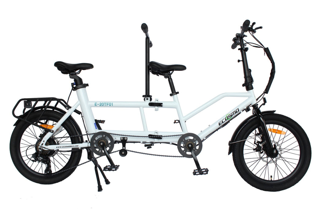 20" Folding Tandem bike bicycle, DISC,250W Rear Torque,36V 10AH-E20TF01WR