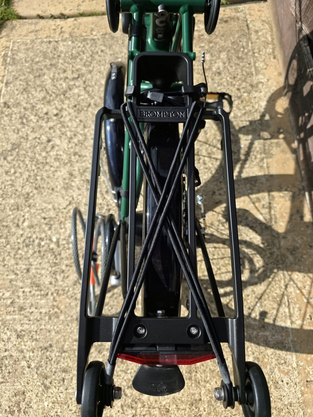 Brompton C Line 12-Speed hi Bar 2026 Racing Green Folding Bike
