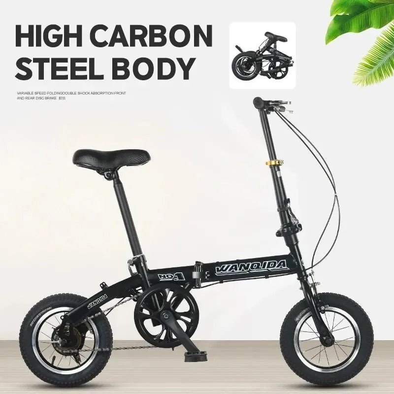 Student Off-road Racing Bike Folding Mountain Bike for Adult Male and Female Tee