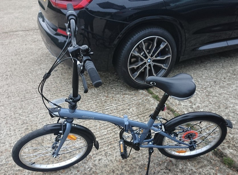 Used Oxylane Folding Bike 20" Wheels