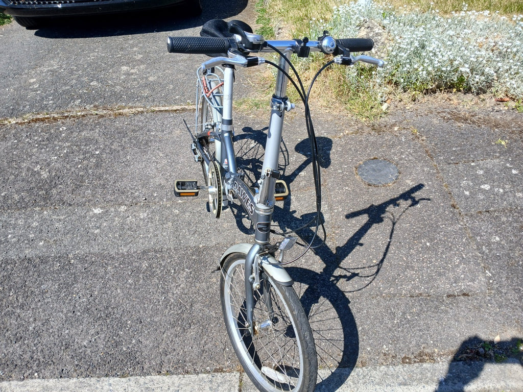 dawes alluminium folding pushbikr