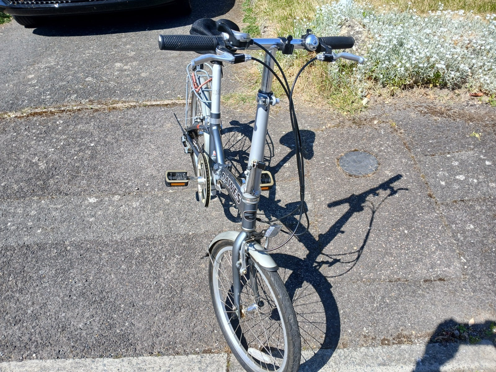 dawes alluminium folding pushbikr