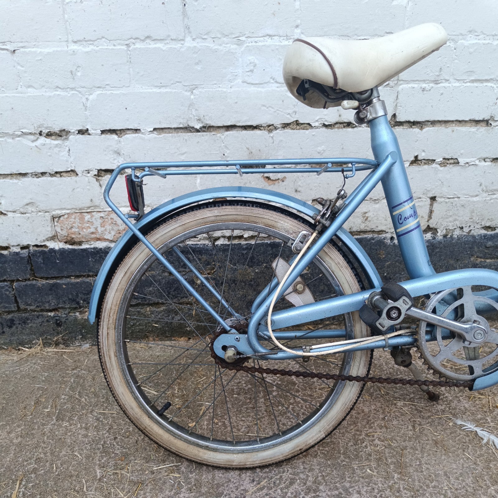 Vintage Hercules Compact folding bike Stowaway Shopper fold Raleigh Retro 1970