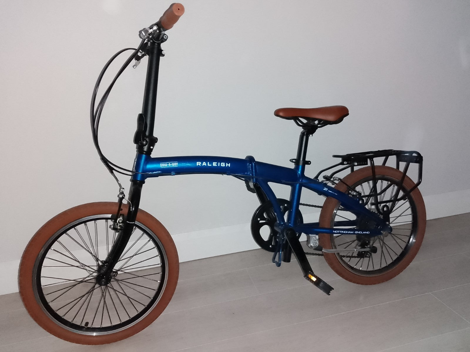 raleigh stowaway folding bike bicycle bikepacking touring