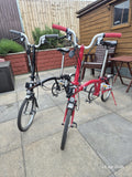brompton folding bike 3 speed