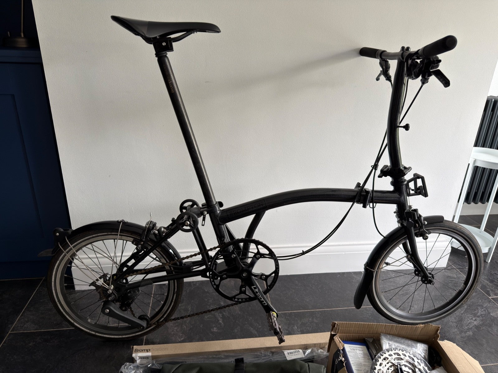 Brompton P Line Urban. Lightweight Parts & 5 Speed Upgrade - Excellent Condition
