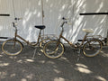 2x Hercules of Nottingham England Folda Folding Bicycles c1970's