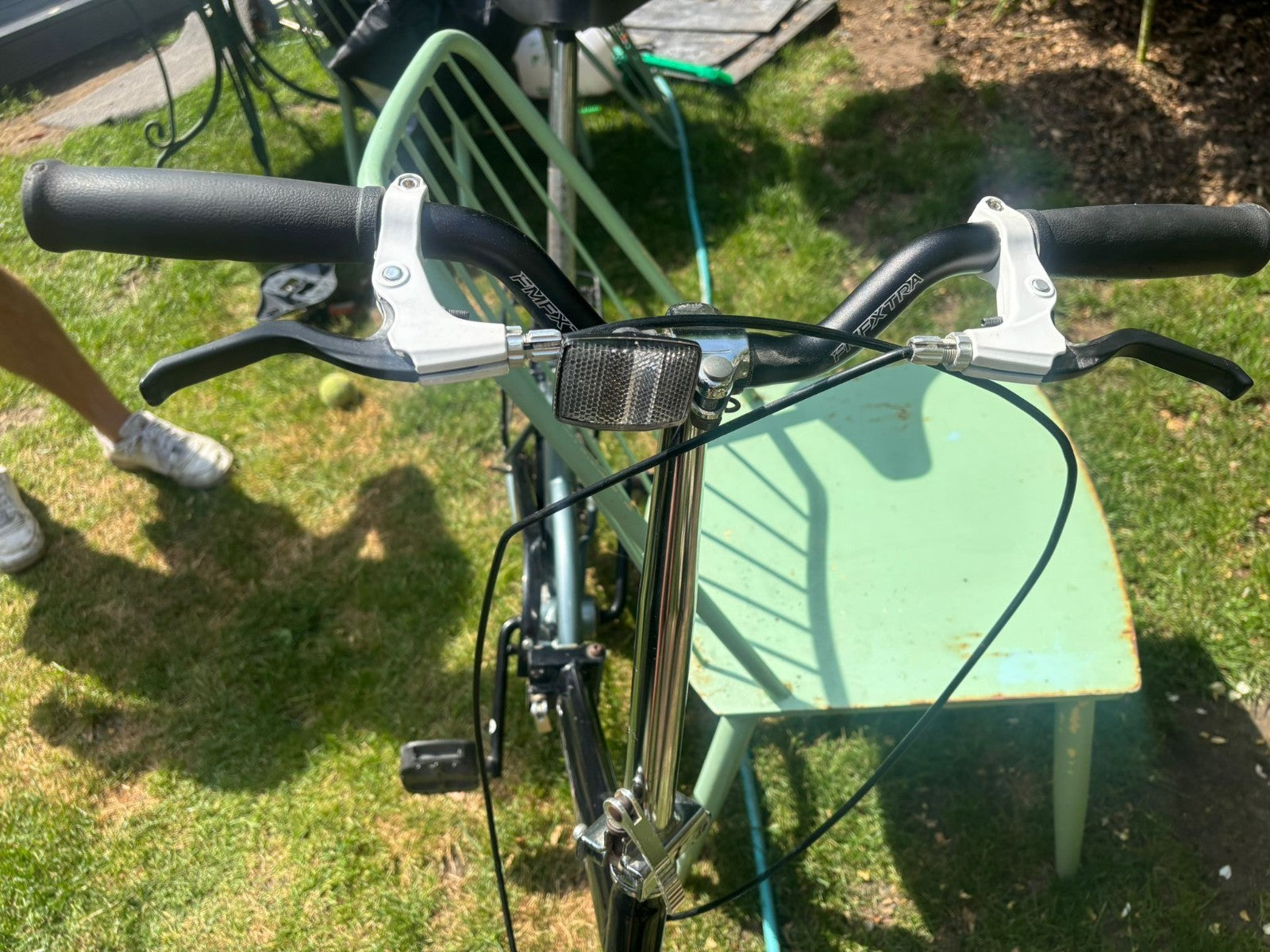 Apollo 20in Folding Bike Black Small Steel, Rear Rack Mudguards