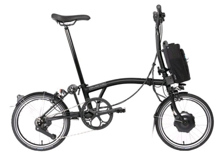 Brompton Electric C Line 12-speed - Mid Handlebar - Folding Bike