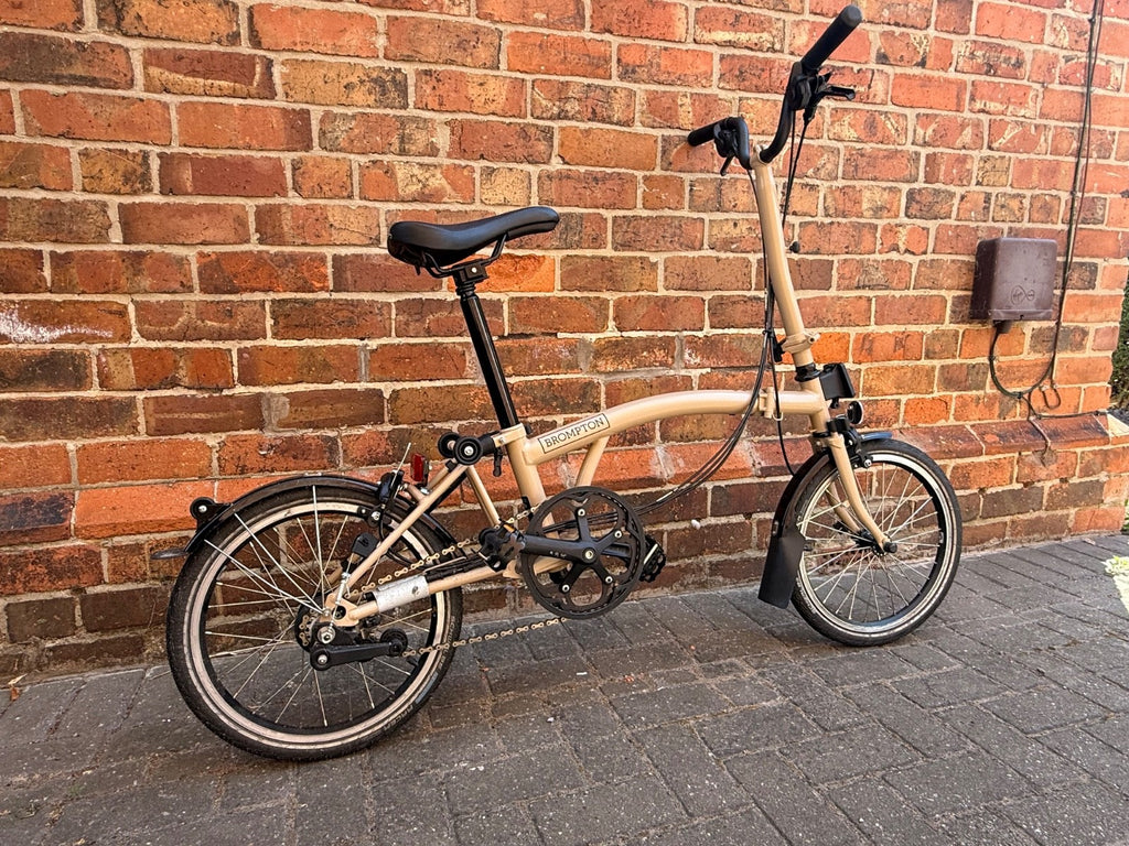 Brompton C-line Dune sand - folding bike