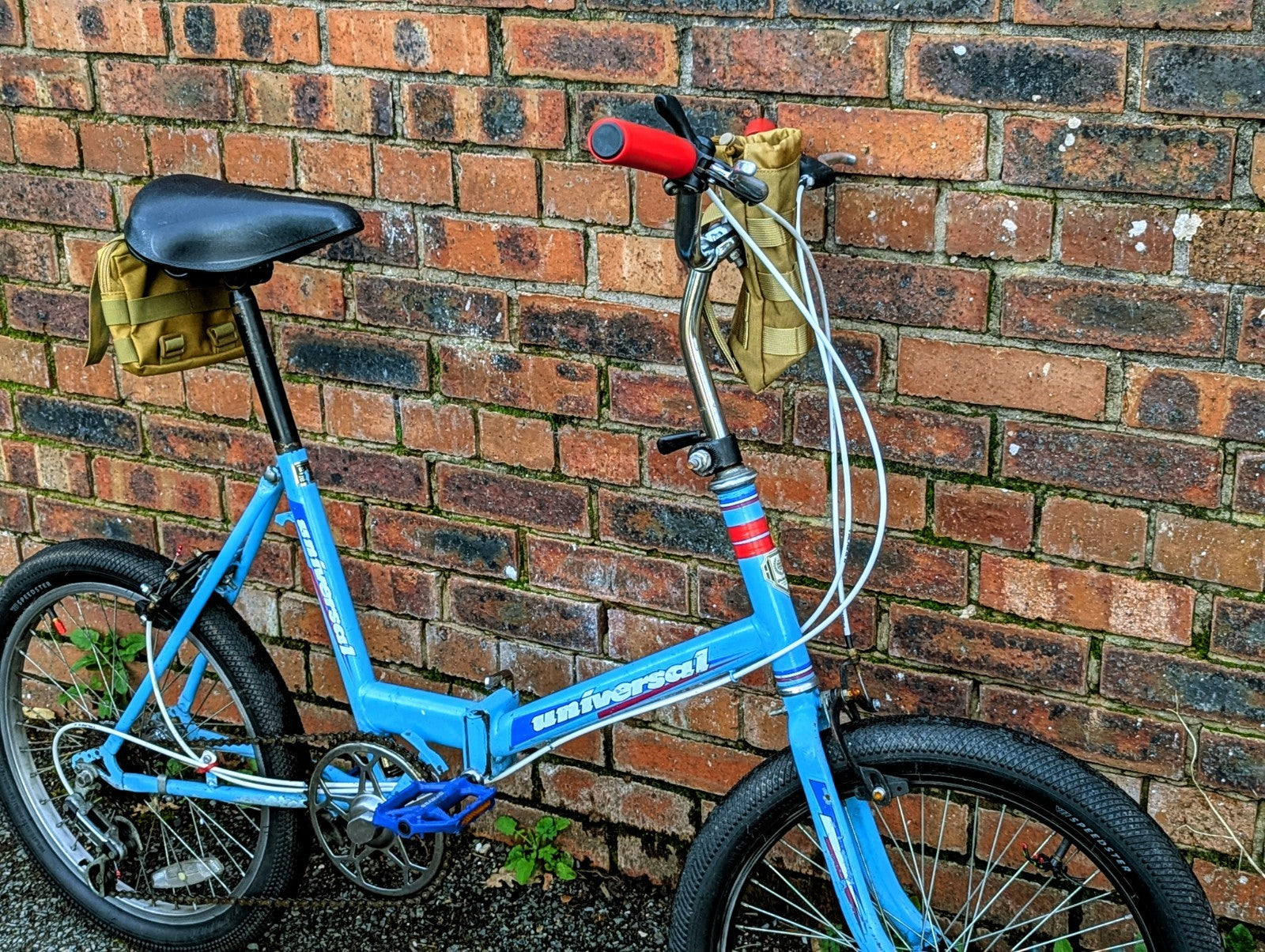 Universal Folding Foldable Bike 6 Speed 20" Wheels Vintage Retro Adventure Bike
