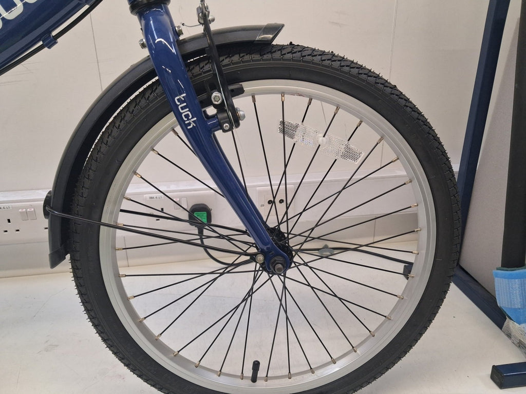 Apollo Tuck Single Speed One Size Compact 14kg Folding Bike - Blue (Scratched)