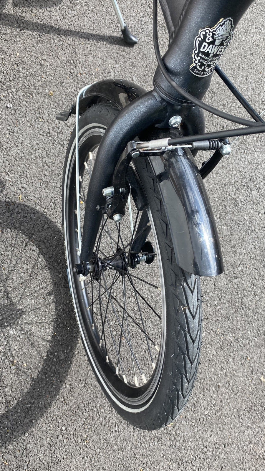 Unisex Dawes Kingpin 6061 Folding Bike Dark Grey