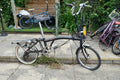 Vintage Brompton Folding Bike Made in England 3 Speed Rack Model Classic Black