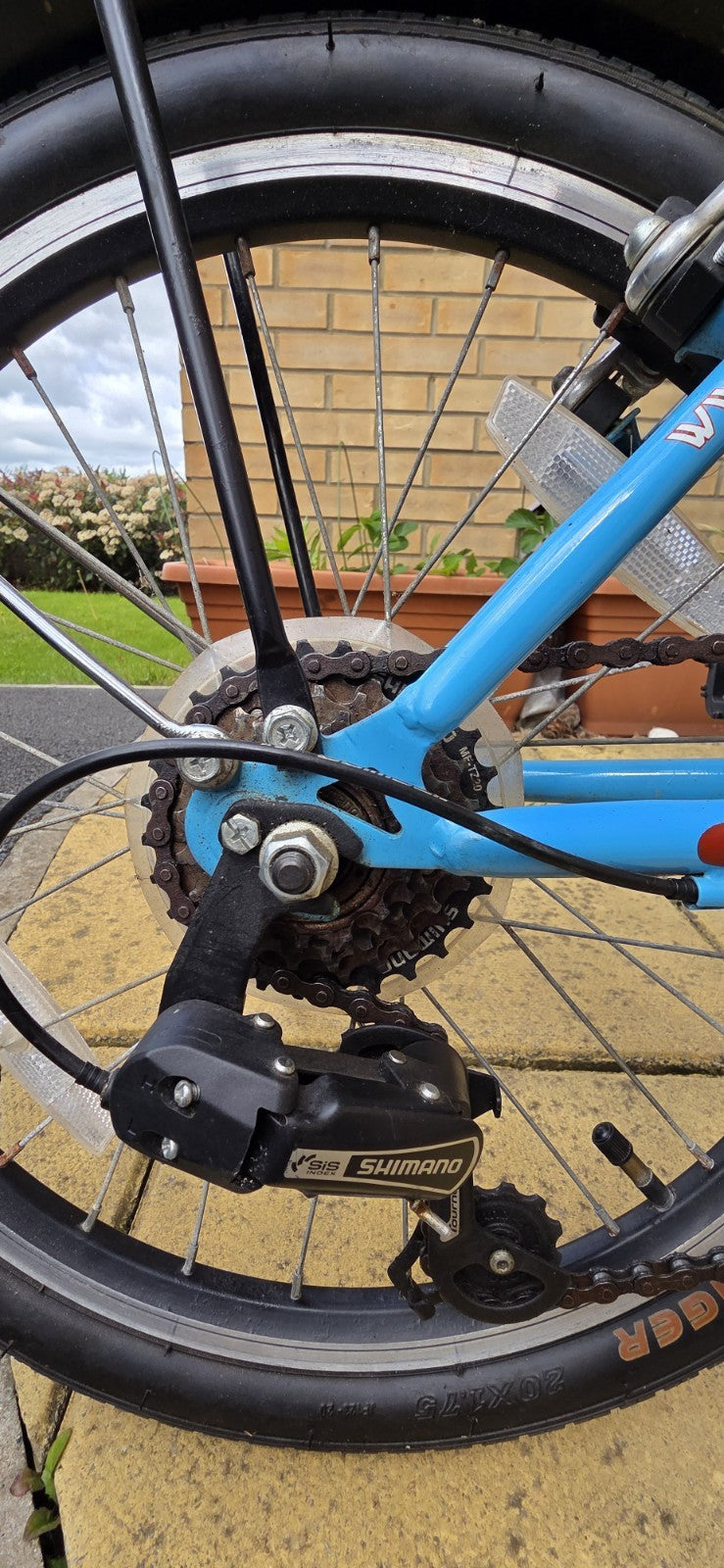 Tiger Foldaway 20" Wheel Folding Bike - 6-Speed Shimano - Blue - Great Condition