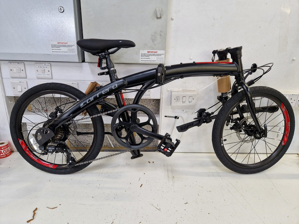 Carrera Intercity 1 Folding 20" Alloy Frame 7-Speed Bike Black (Damaged/Scuffs)