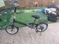 Apollo Folding Bike Aluminium Unisex Adults In Black Good Condition No Reserve