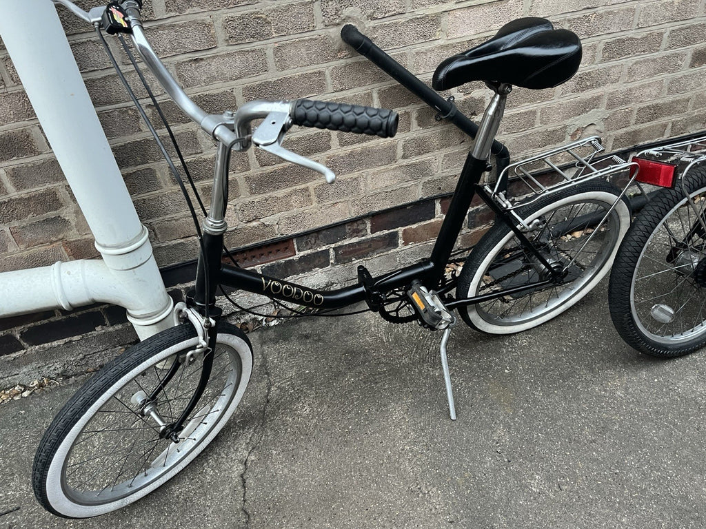 Folding bikes -3 speed- easy folding step over-20 inches- Pristine condition