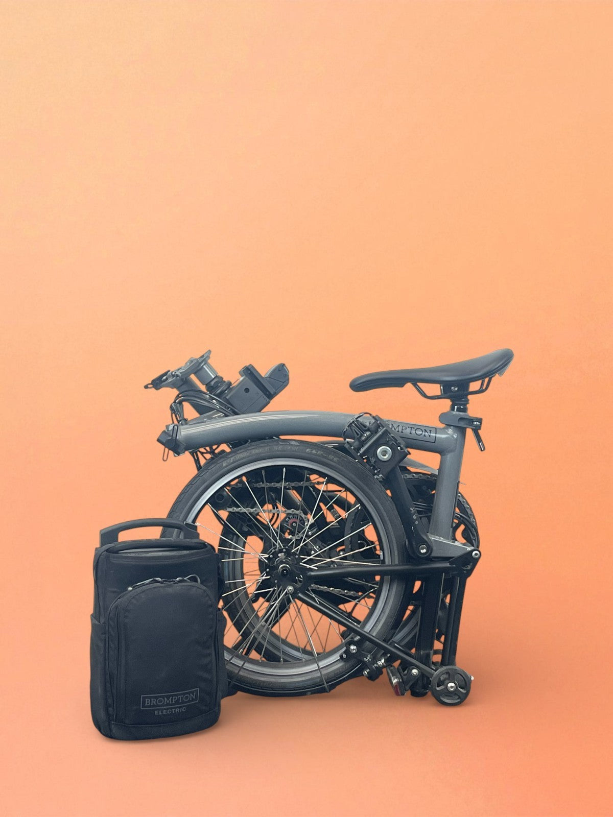 Brompton P Line Urban ElectricBike - Storm Grey