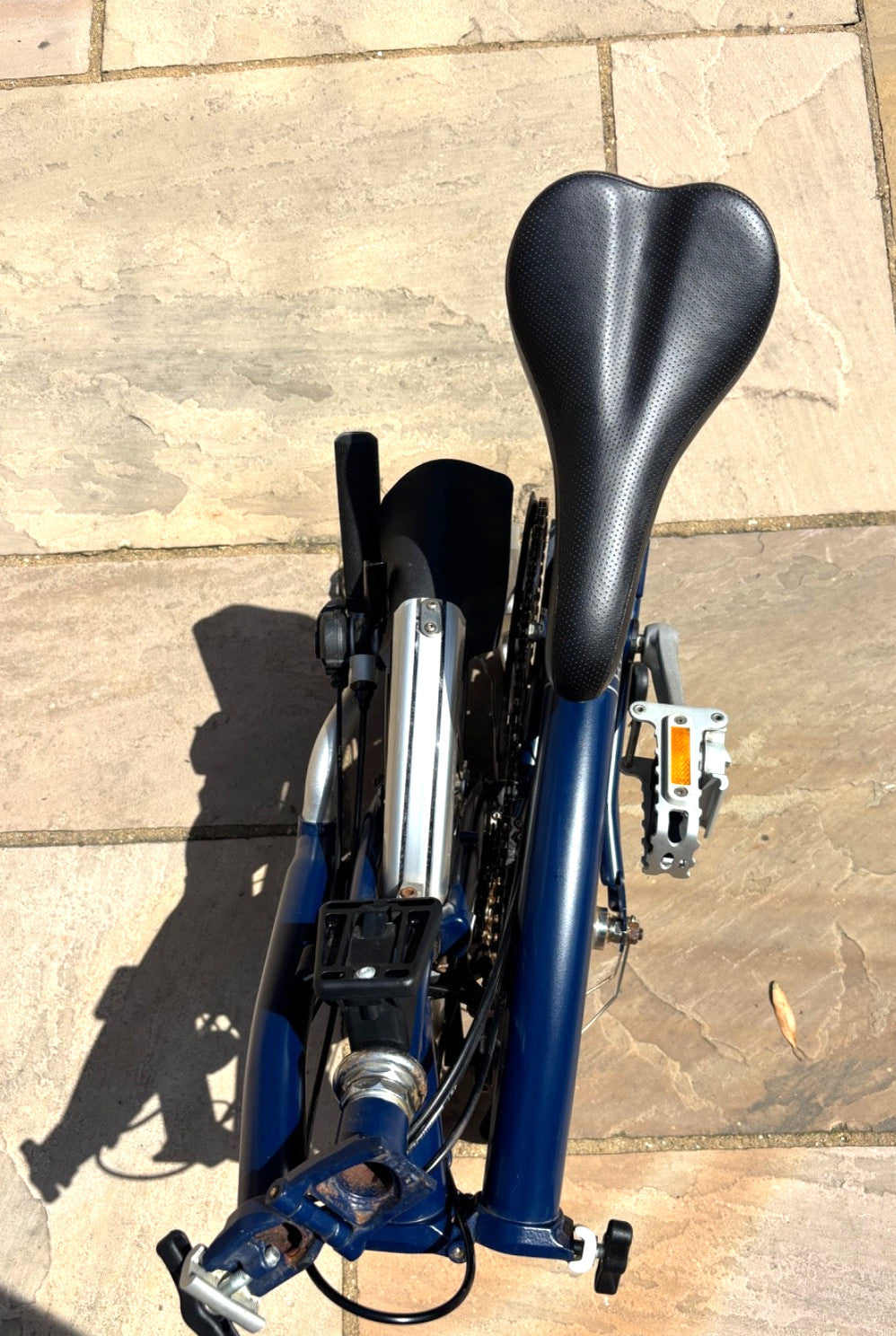 Brompton M6L Folding Bike - Blue - Good Condition