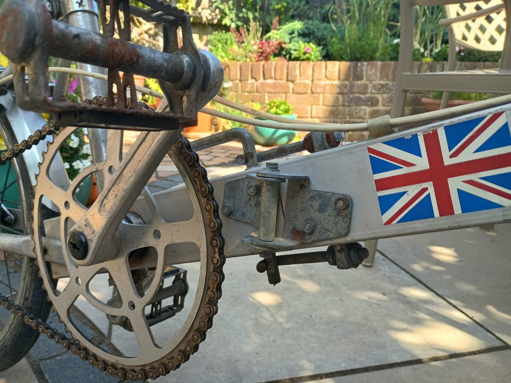 Bickerton Portable Folding Bicycle 3-Speed Classic 1970s Vintage Aluminium Bike