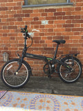 Dahon Vybe City Folding Bike 7-Speed, matte black
