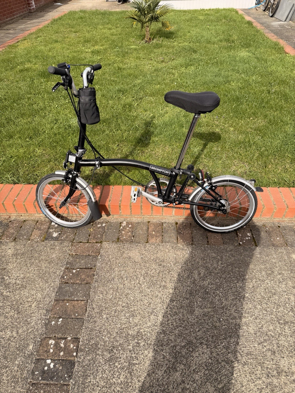 Brompton C Line Folding Bike 6-Speed matte black Good Condition