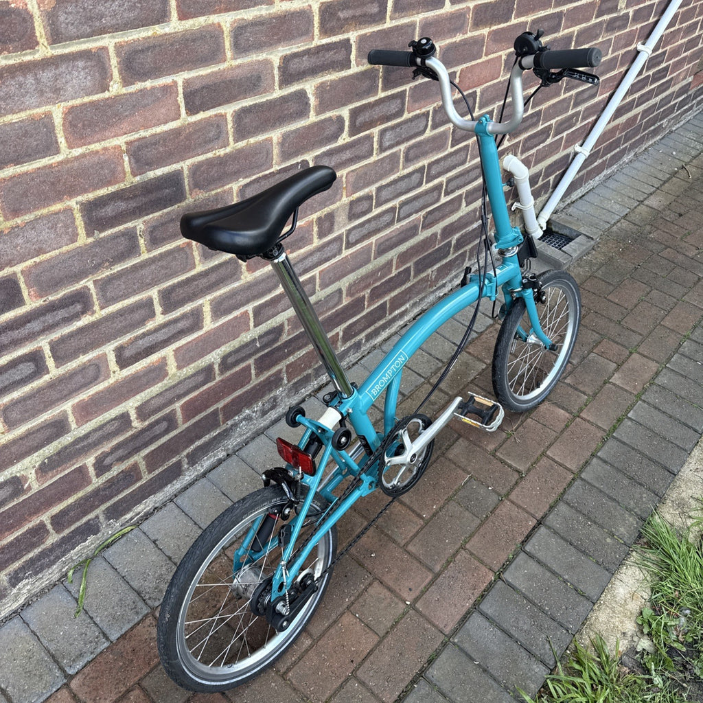 Brompton B75 16" Folding Bike - Blue - Discontinued - VGC - Classic Shape