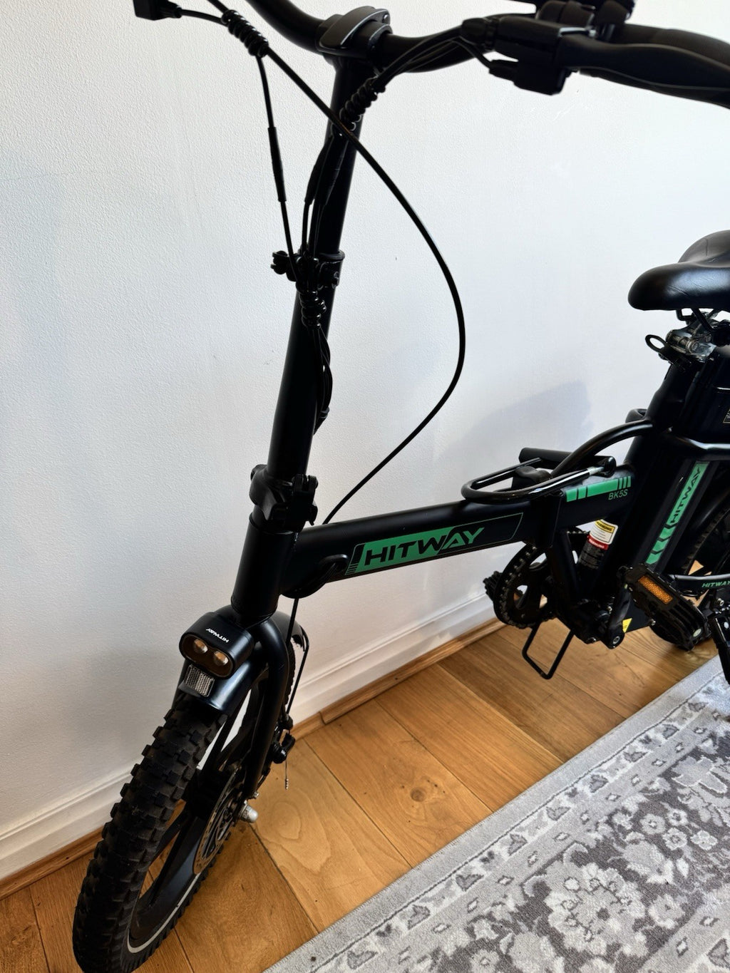 Hitway BK5S Folding Bike (2025), 250W Motor, 36V 10.4Ah