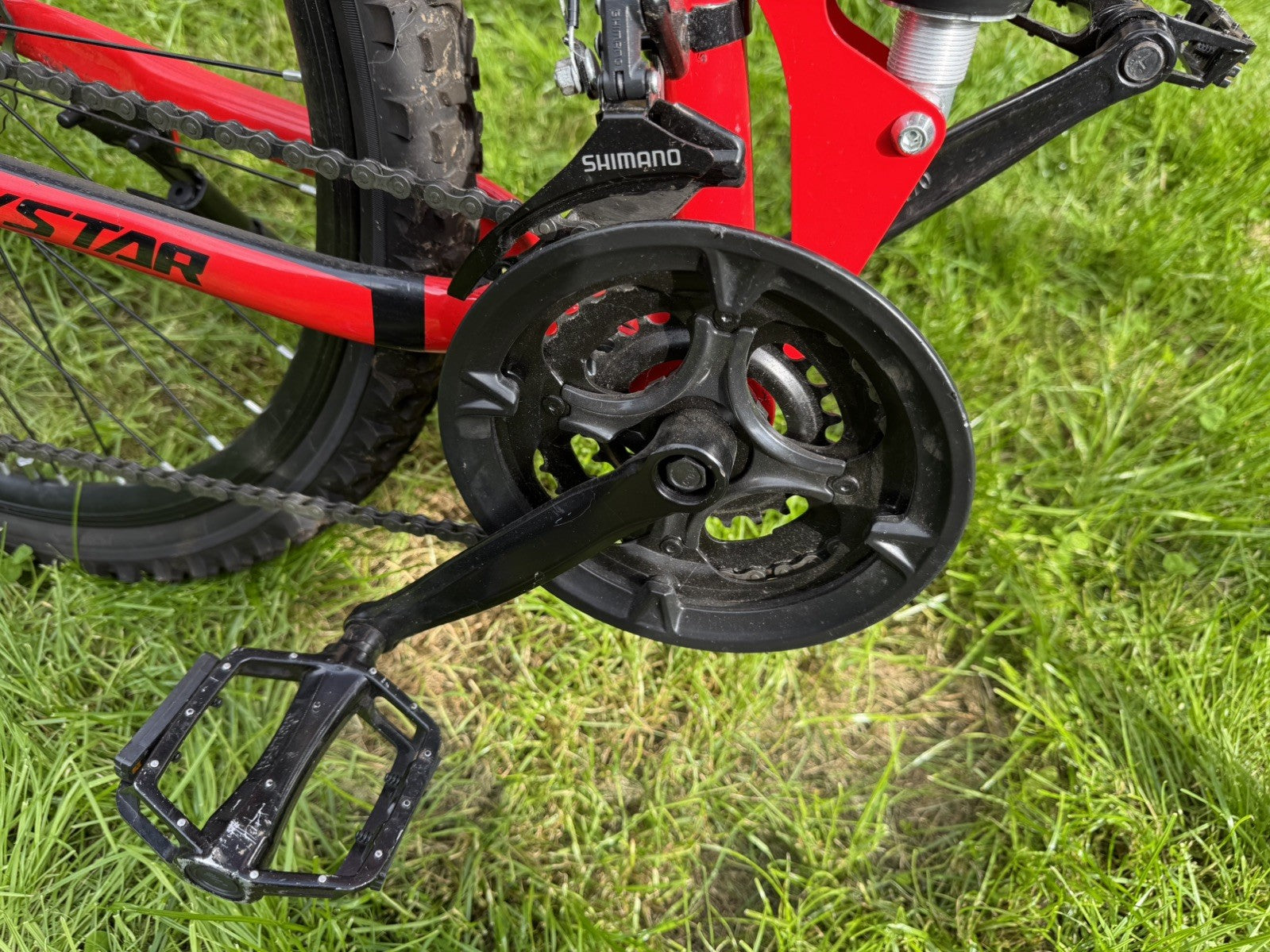 26 Inch Folding Bike, Bicystar Mountain Bike Adult bicycle Dual Suspension