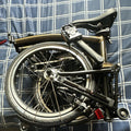 2023 Brompton C Line Folding Bike 16in Raw Lacquer Frame