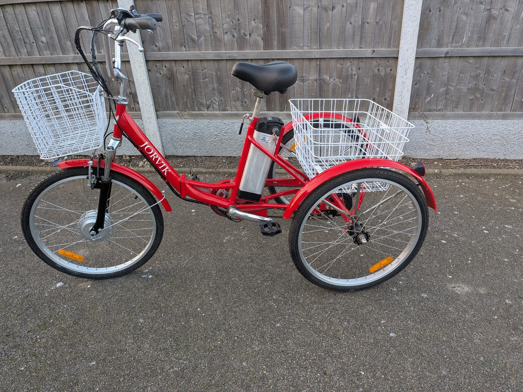 Jorvik Electric Tricycle, Barely Used, Foldable, Delivery Is Possible