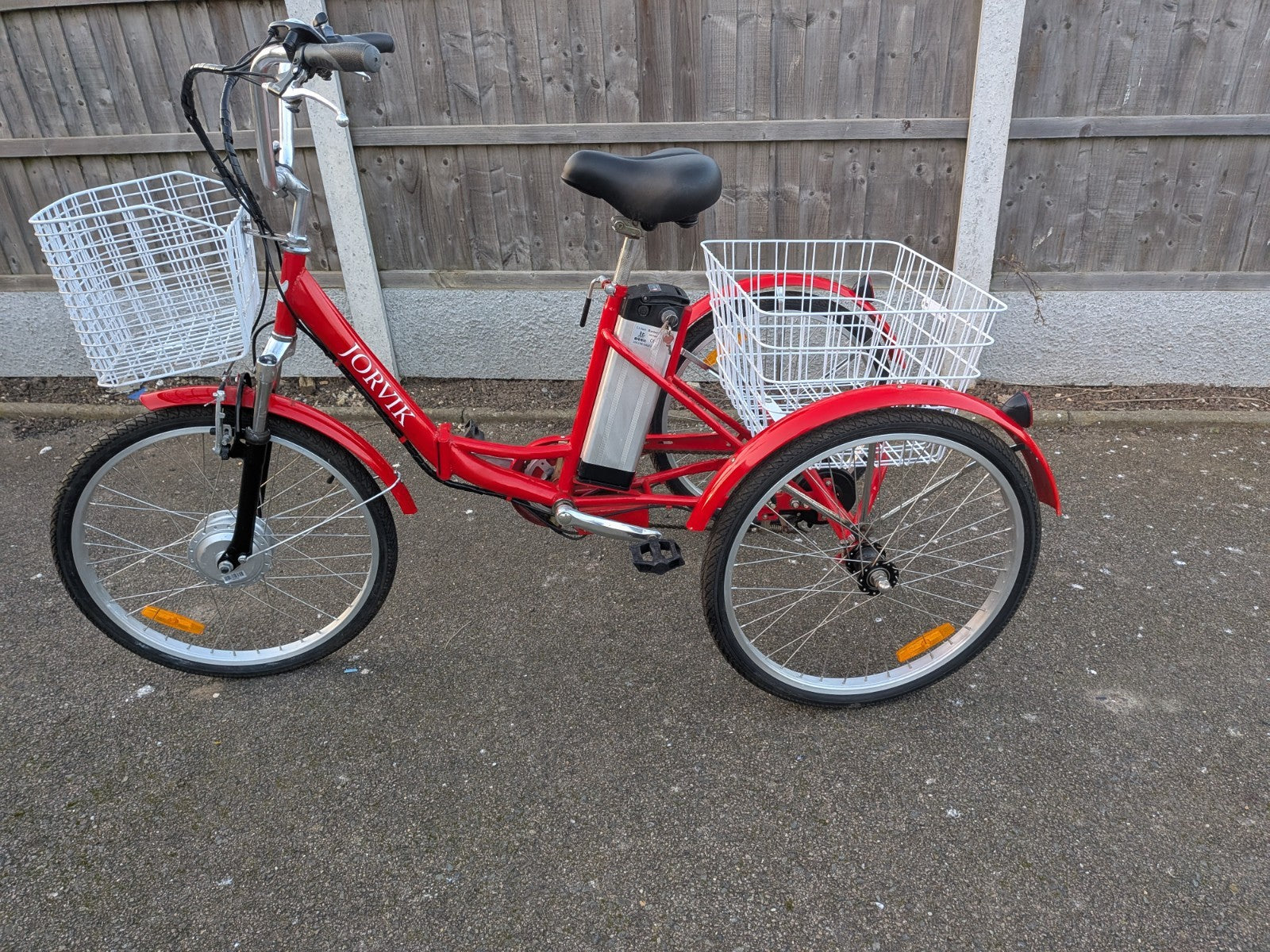 Jorvik Electric Tricycle, Barely Used, Foldable, Delivery Is Possible