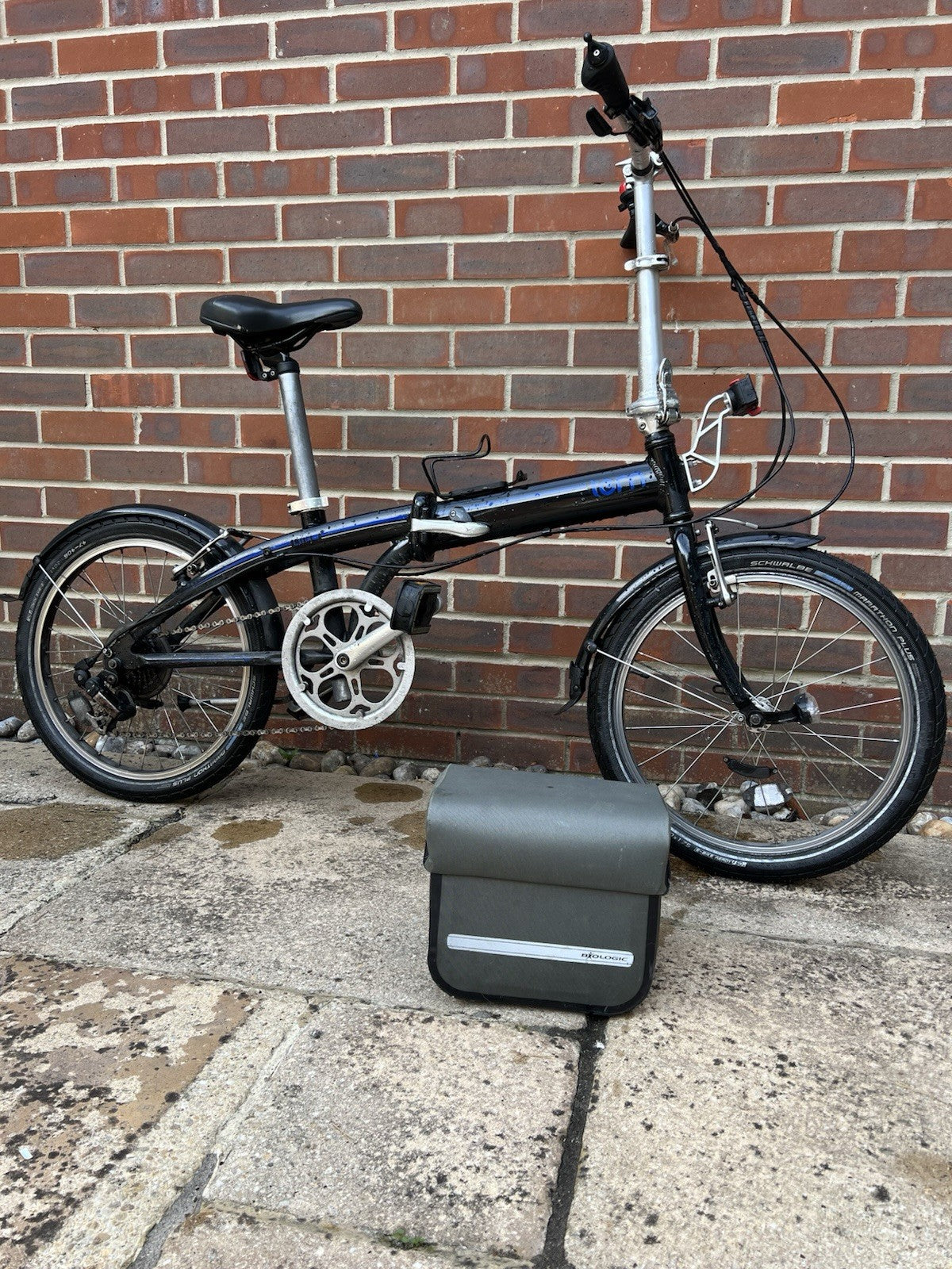 Tern C7 Link Foldable Bike 7-Speed, 20-inch Wheels With Biologic Bag And Lights