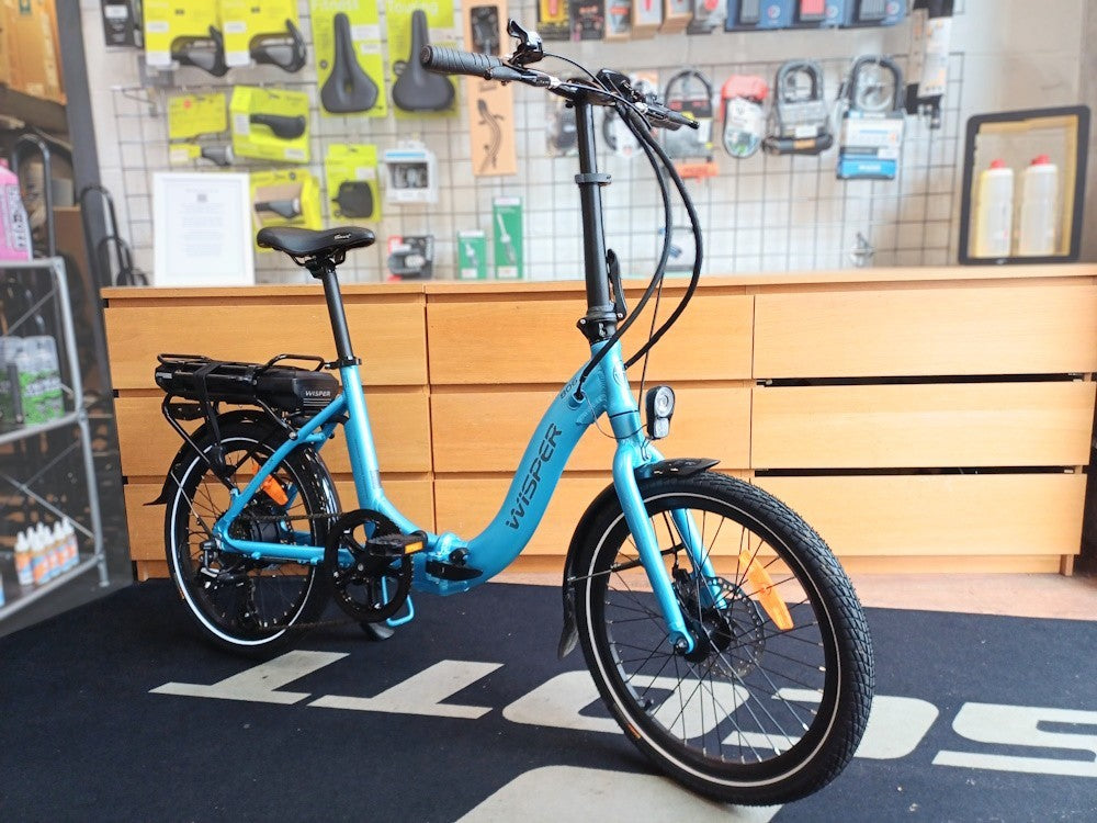 Wisper 806 fold up bike - only 14 miles from new