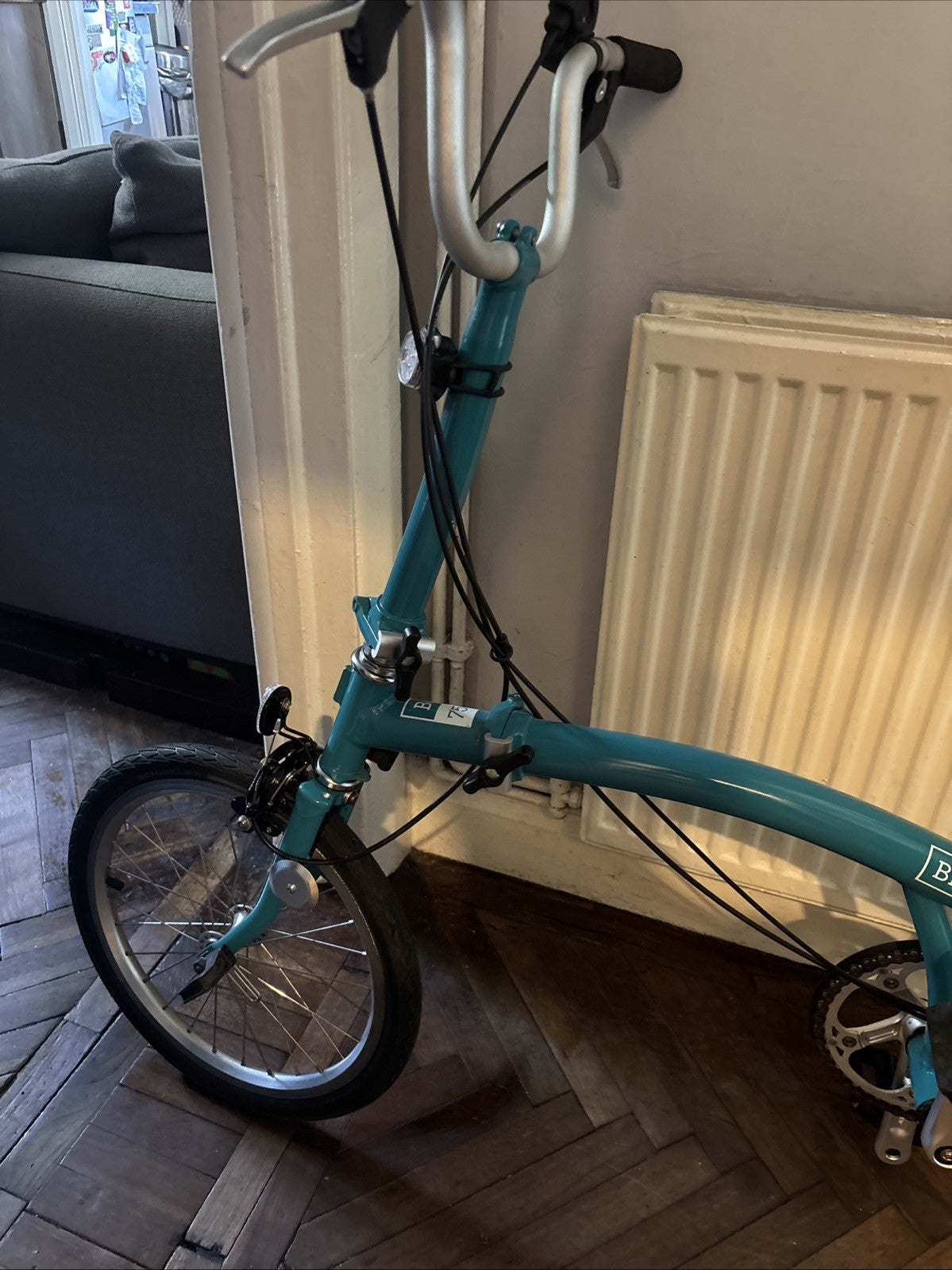 Brompton B75 16" Folding Bike - Blue - Discontinued - VGC - Classic Shape