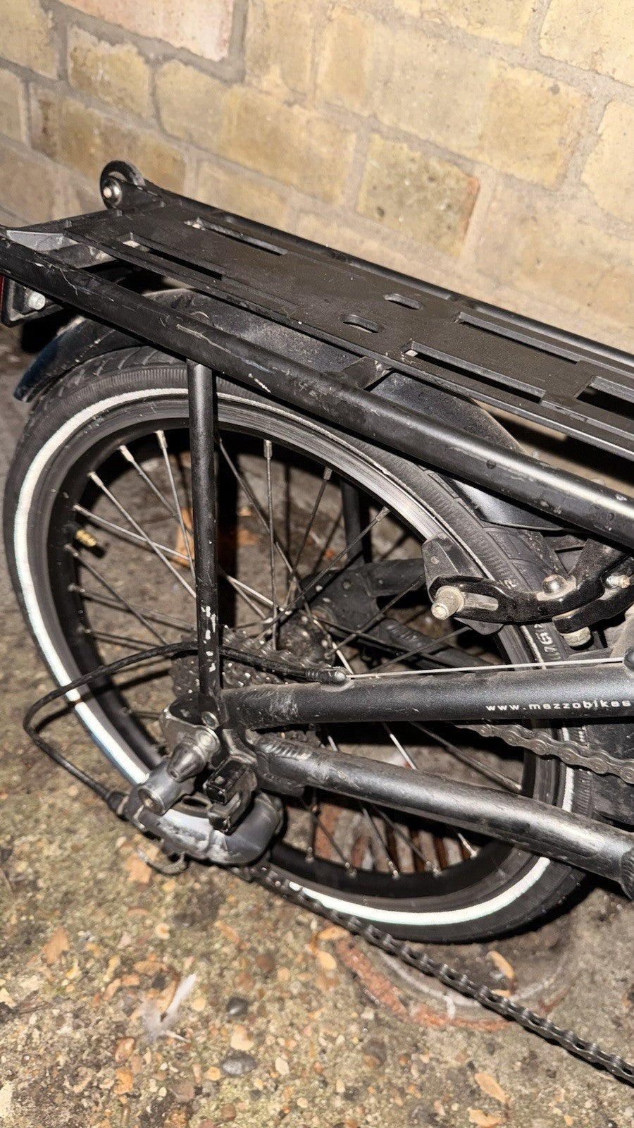 Mezzo Folding Bike like Brompton +Kryptonite D-Lock, ExtraSaddle+Phone Mount
