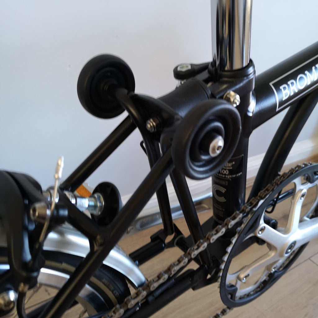 Brompton C Line Explore 6-Speed Matte Black Low Handlebar Folding Bicycle