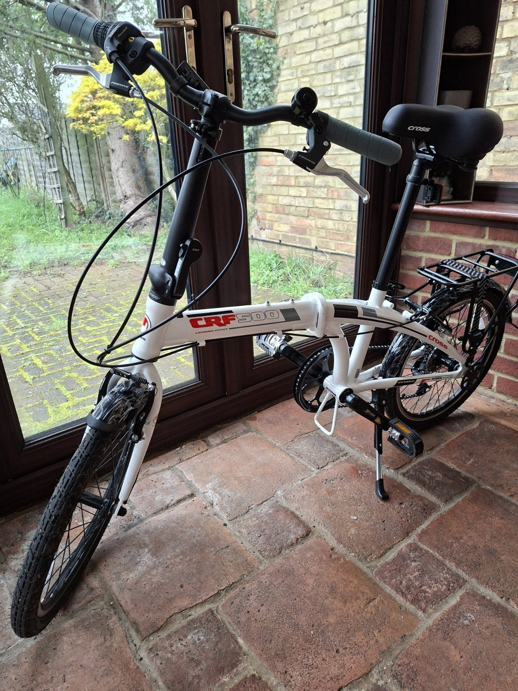 Cross CRF500 Folding bike 20 Inch Unisex White