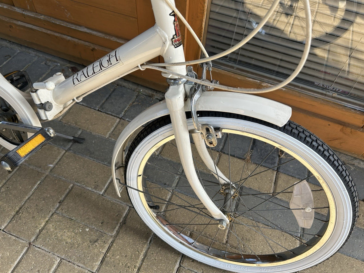Retro Classic 1987 Raleigh Compact Folding Shopper Bike 20” Wheel