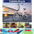 20" Folding Bike Adults Bicycle Lightweight Alloy Bicycle Folding City Bike UK