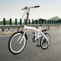 Folding Mountain Bike 20 Inch Wheels 6 Speed Bicycle Road Bike Double V Brake uk