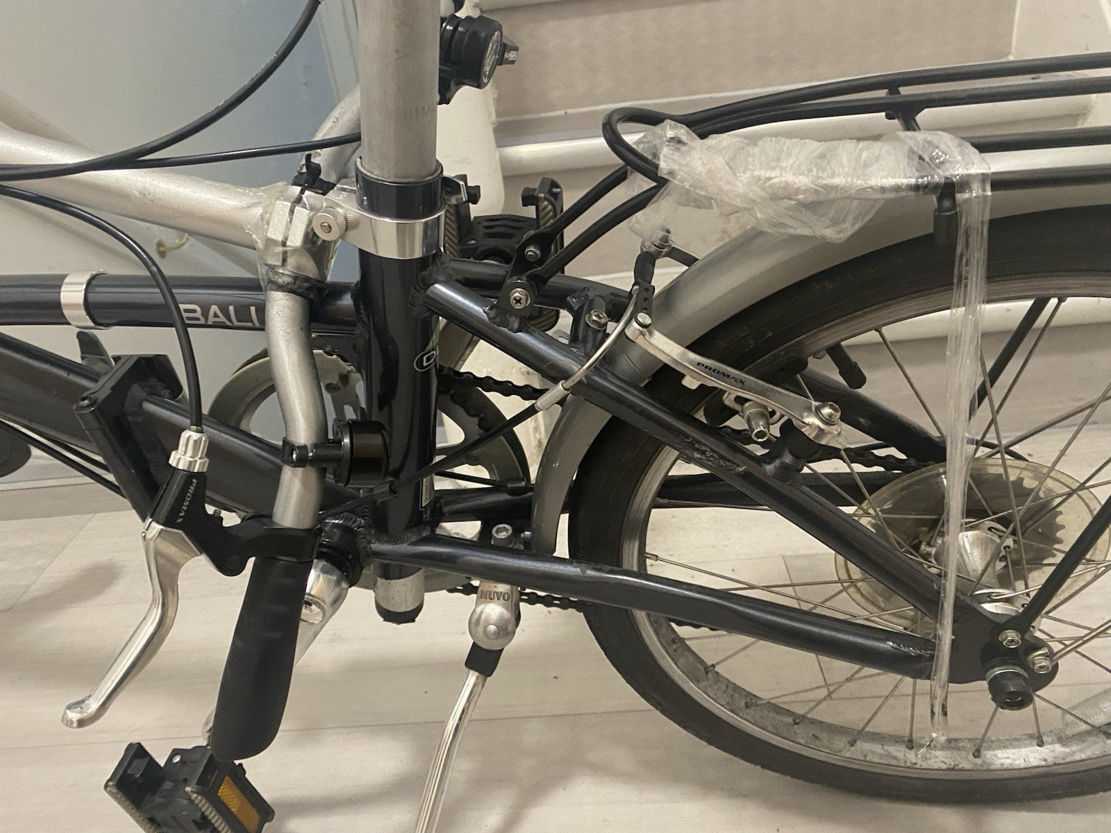 Raleigh Stow-A-Way Foldable Bike – Folding Mechanism Bolt Broken