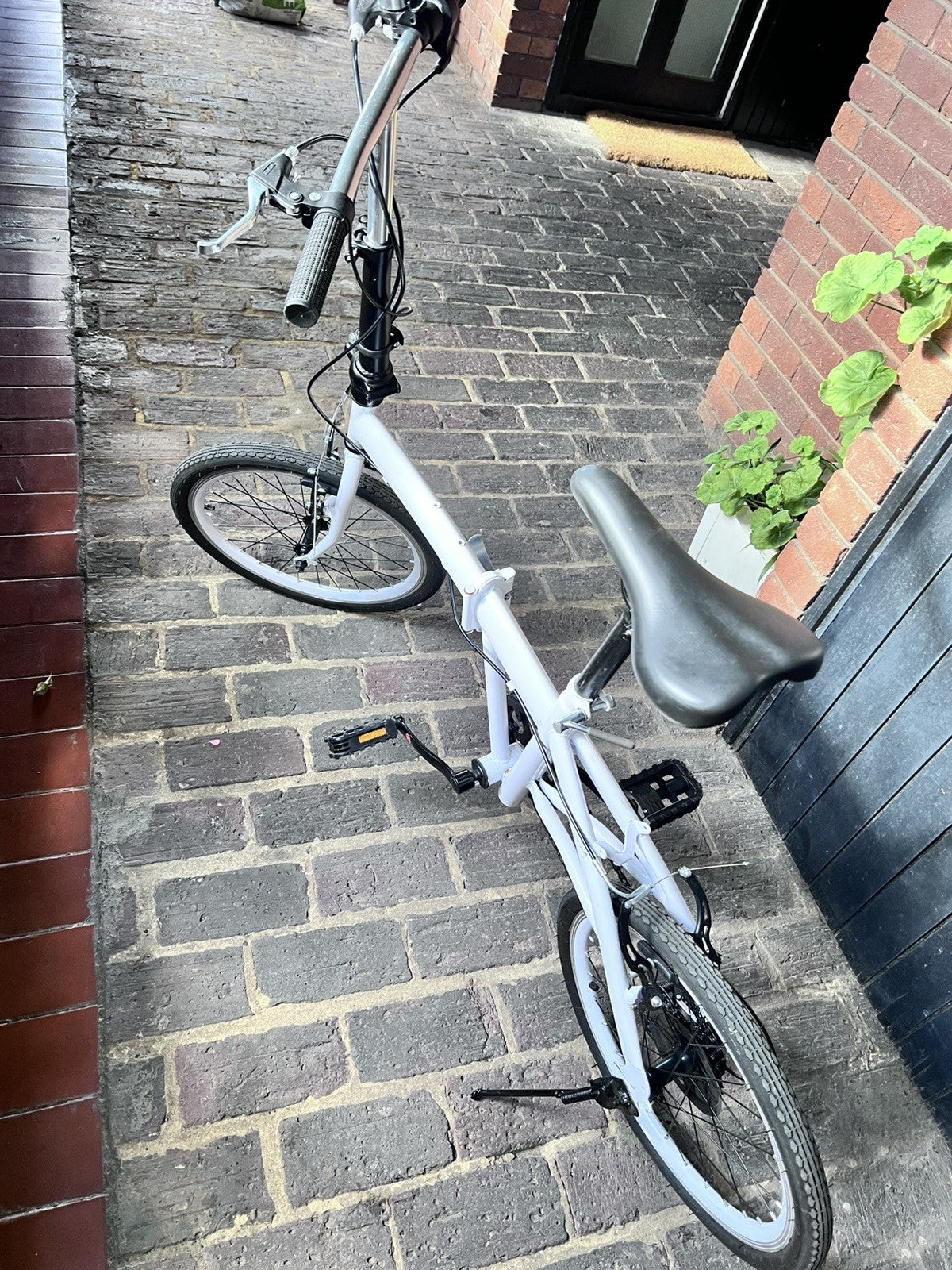 Fold Away Down Up Bike Bicycle 19" Wheel Working Needs TLC Travel Small Working