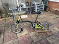 2015 Brompton S3L Folding Bike 3-Speed, Green Including Carry Bag and Case.